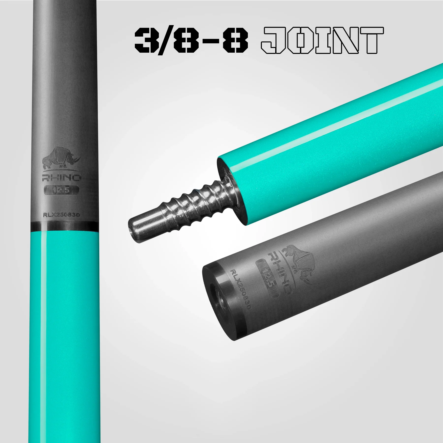 LUMINAX POOL CUE - TROPICAL TURQUOISE - Image 7