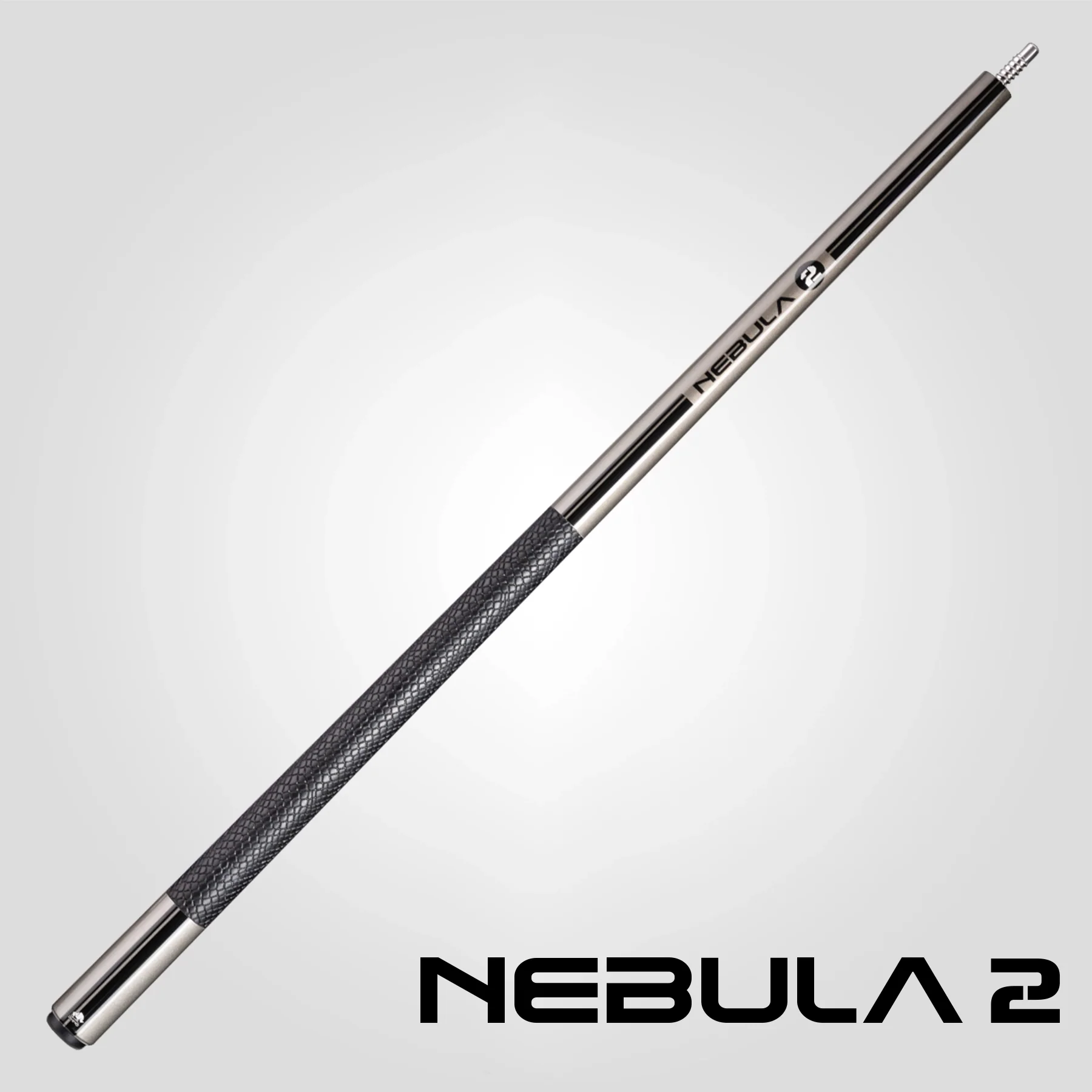 Nebula 2 Pool Cue - Charcoal Gray - Sport Wrap - Image 2