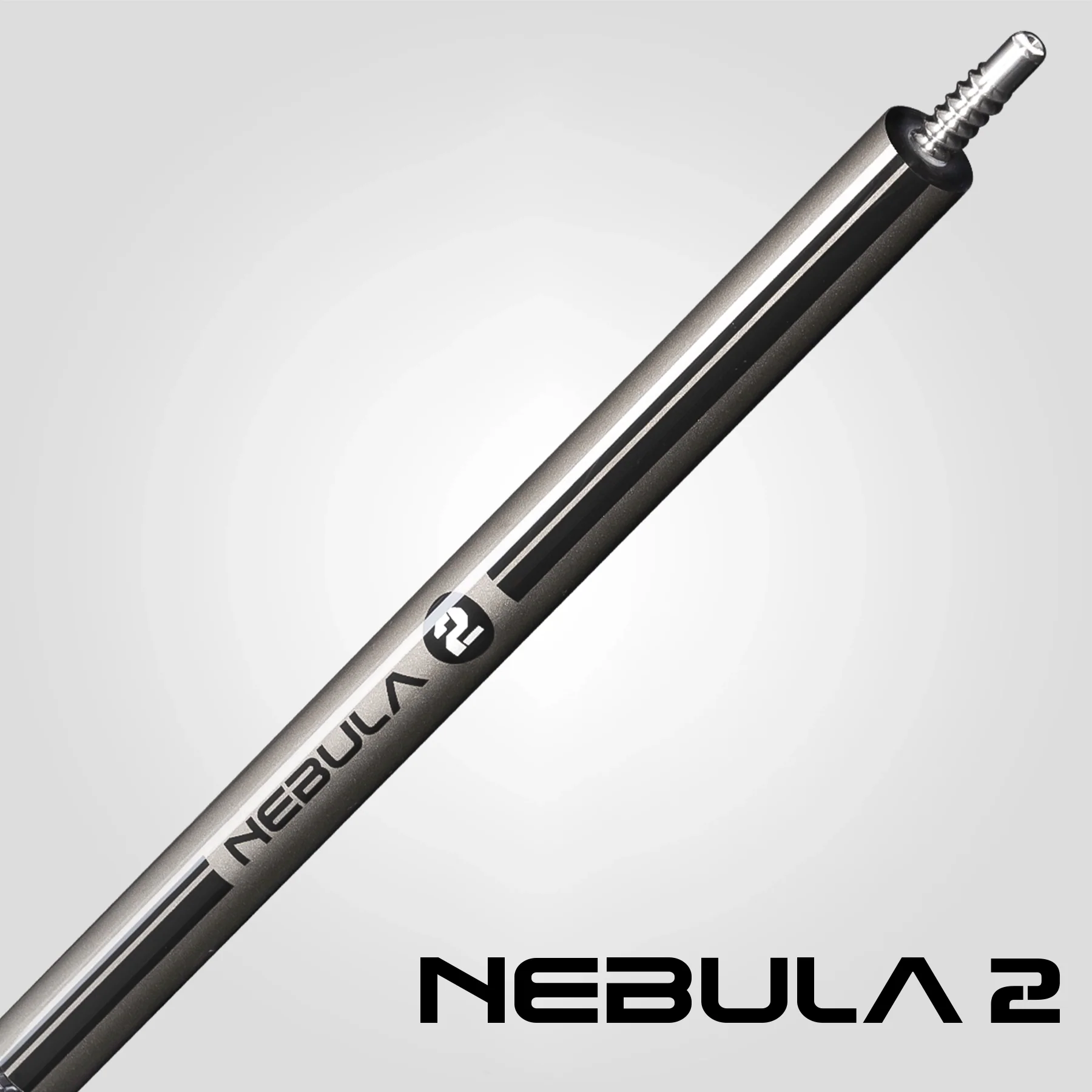 Nebula 2 Pool Cue - Charcoal Gray - Sport Wrap - Image 4