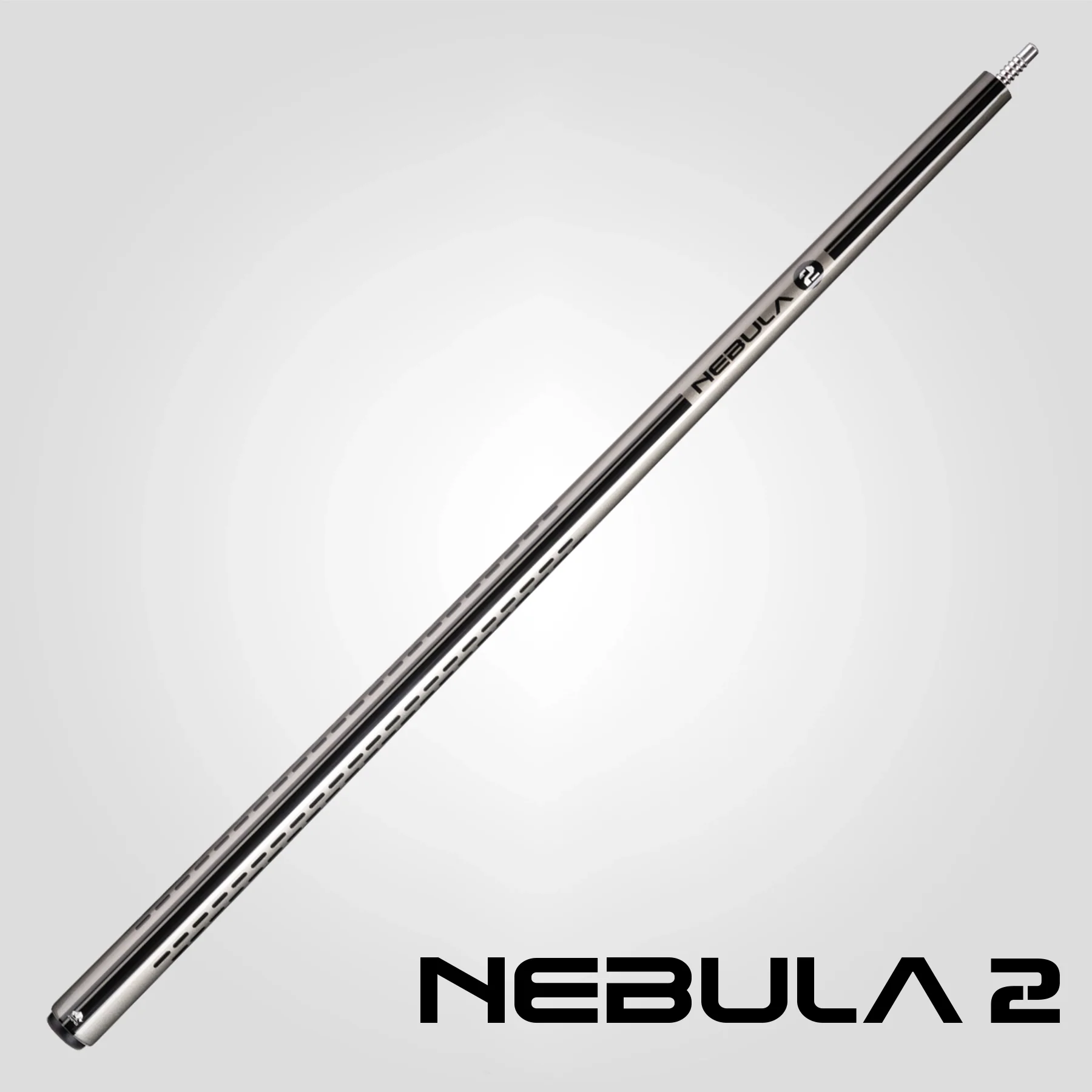 Nebula 2 Pool Cue - Charcoal Gray - Wrapless - Image 2