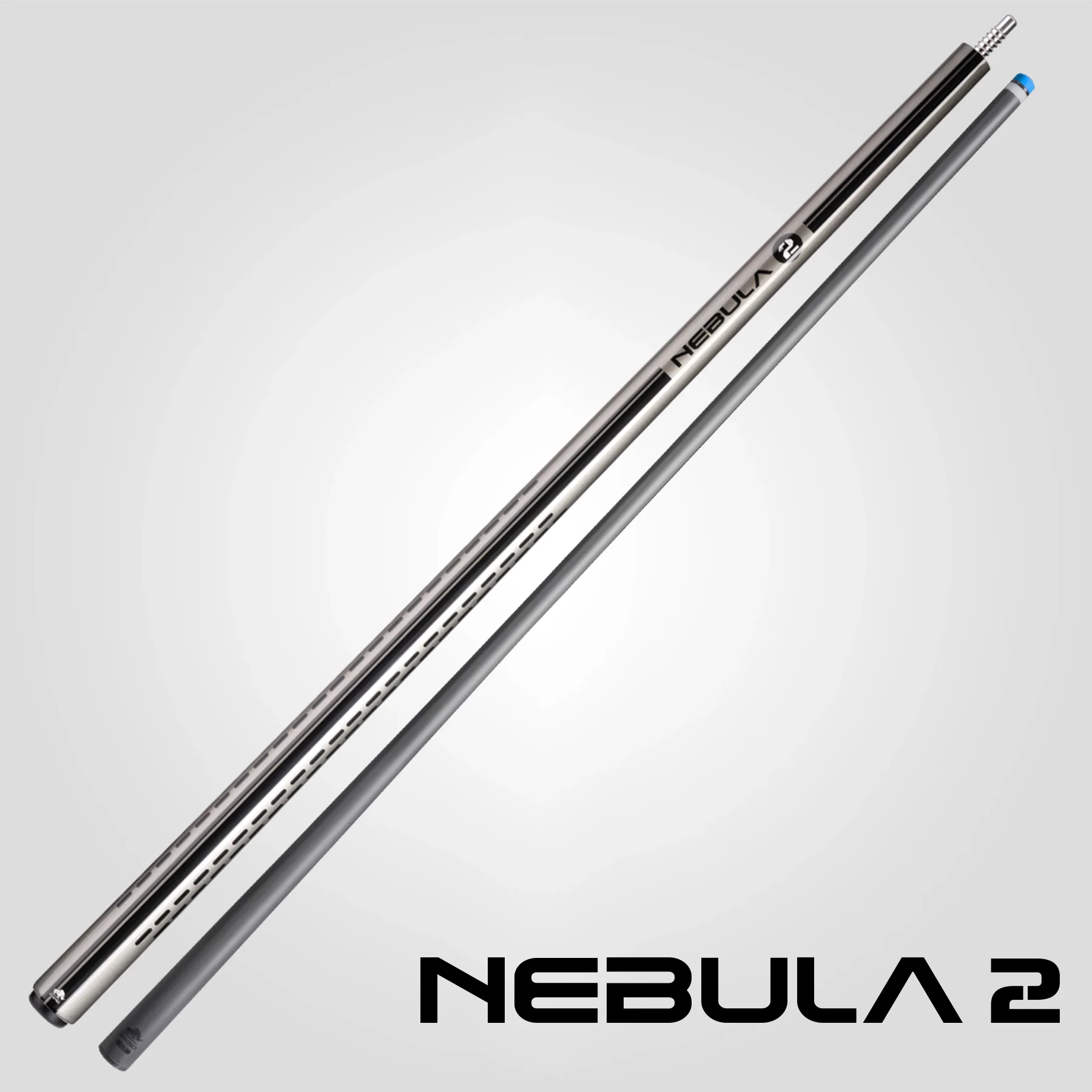 Nebula 2 Pool Cue - Charcoal Gray - Wrapless - Image 3
