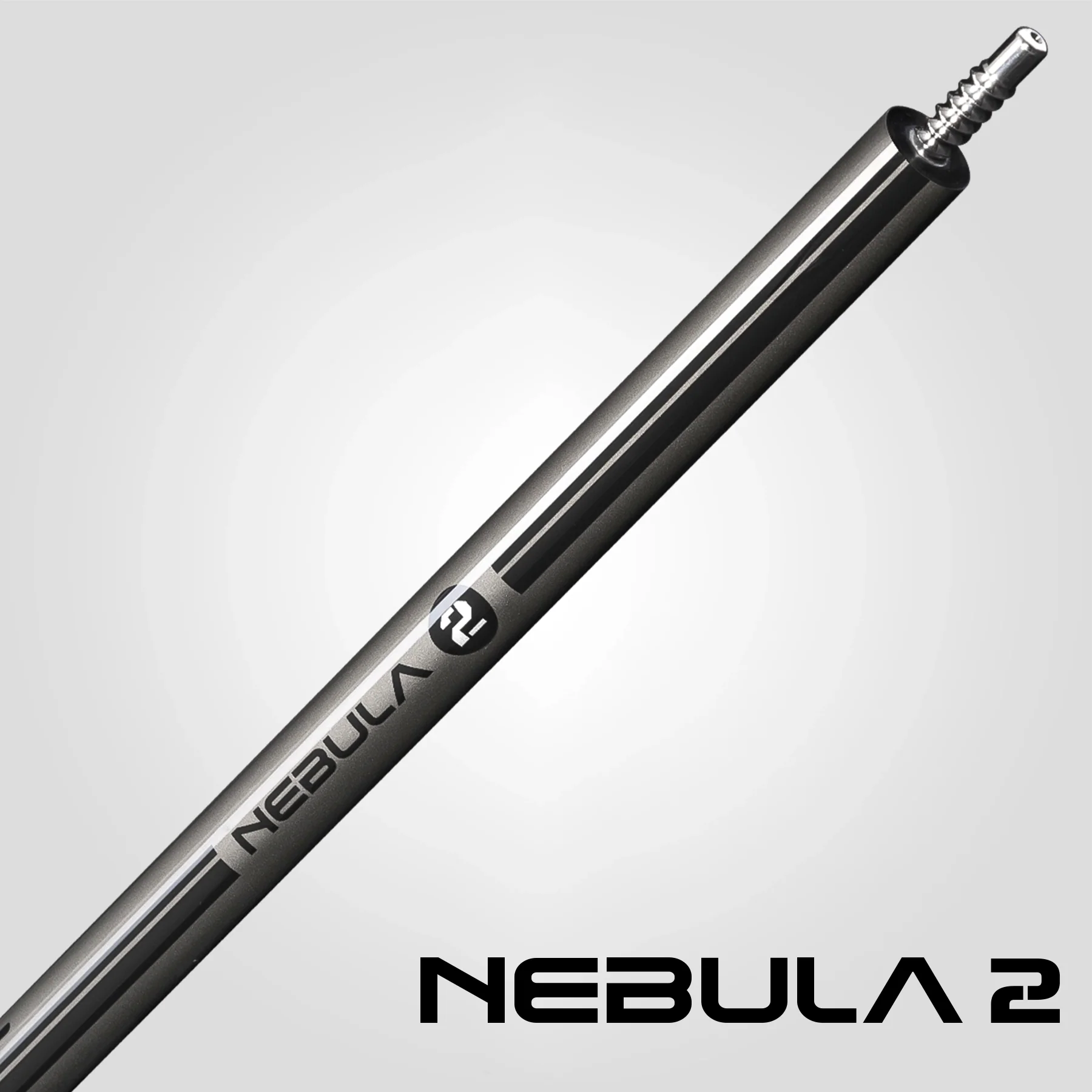 Nebula 2 Pool Cue - Charcoal Gray - Wrapless - Image 4