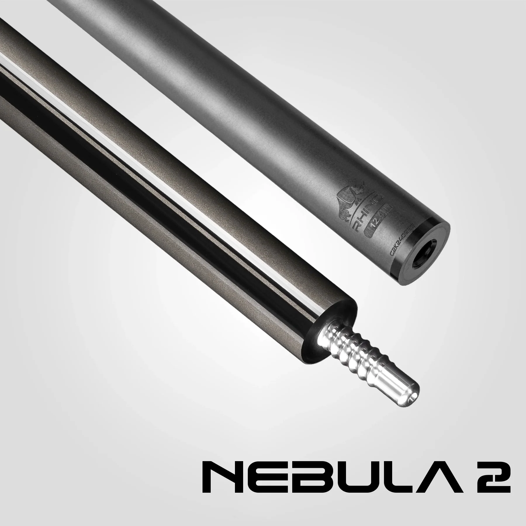 Nebula 2 Pool Cue - Charcoal Gray - Wrapless - Image 8