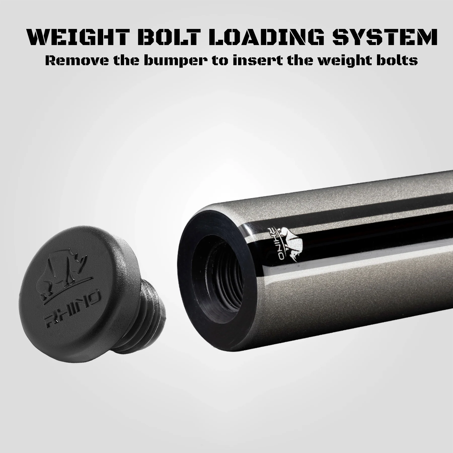 Nebula 2 Pool Cue - Charcoal Gray - Wrapless - Image 9