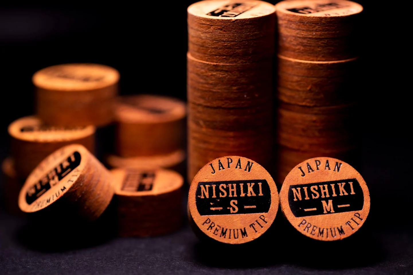 NISHIKI PREMIUM POOL CUE TIP - BROWN - Image 10