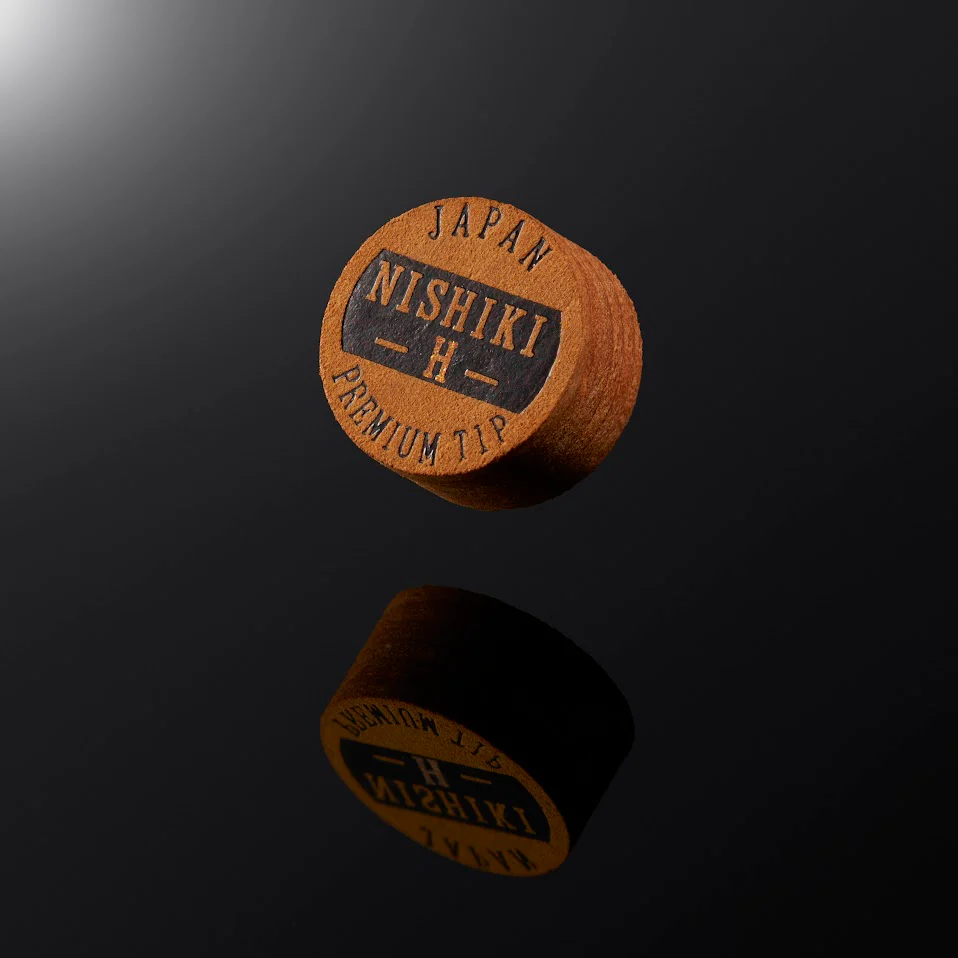 NISHIKI PREMIUM POOL CUE TIP - BROWN - Image 4