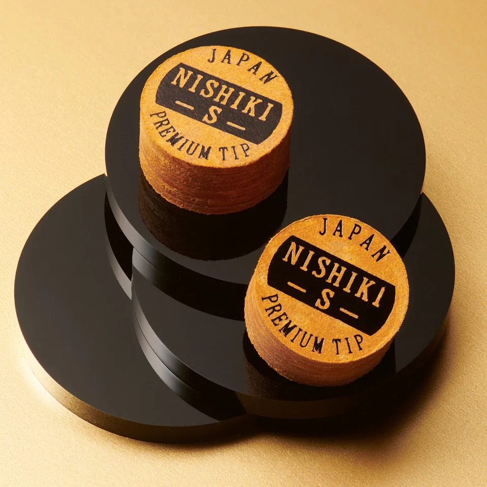 NISHIKI PREMIUM POOL CUE TIP - BROWN - Image 6