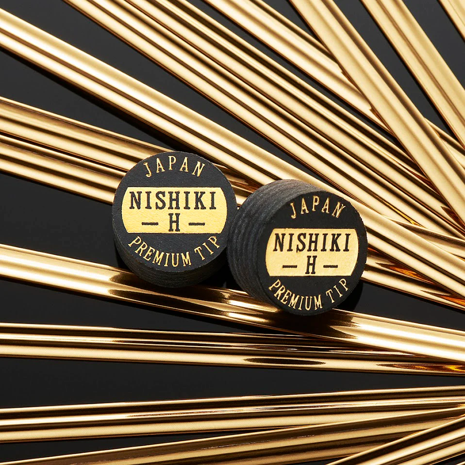 NISHIKI PREMIUM POOL CUE TIP - BLACK - Image 11