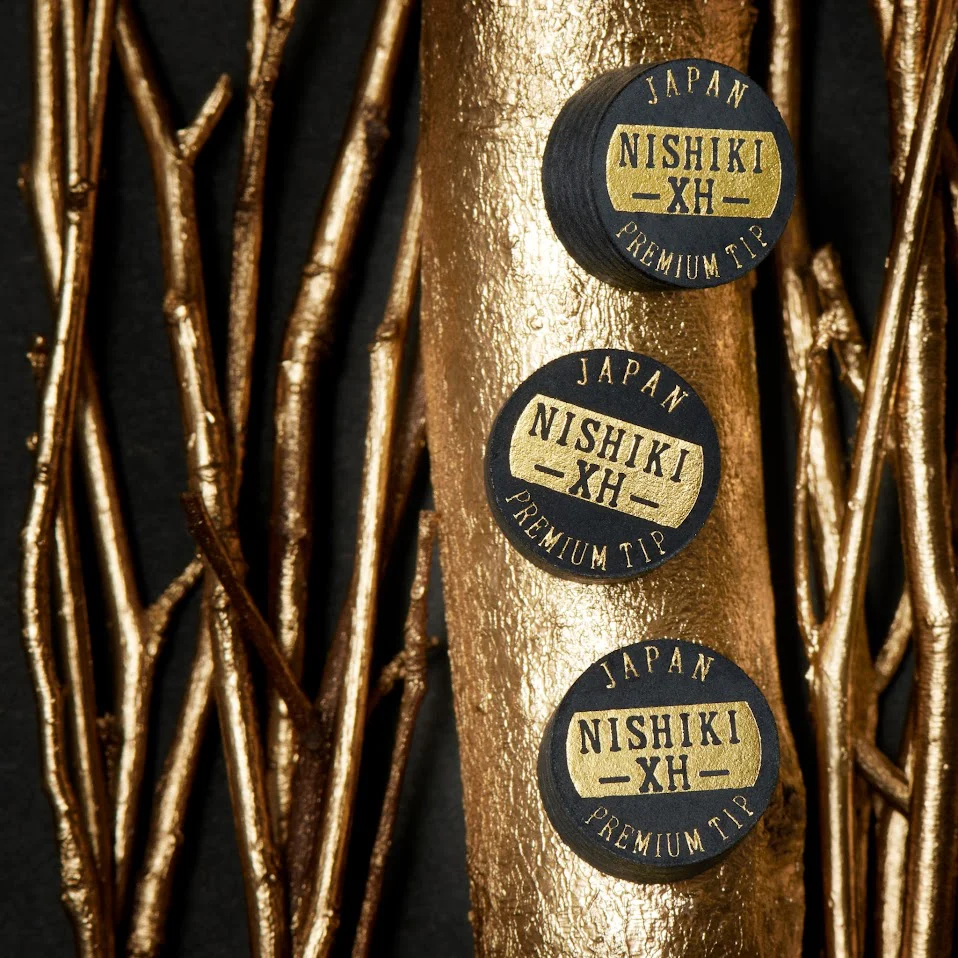 NISHIKI PREMIUM POOL CUE TIP - BLACK - Image 15