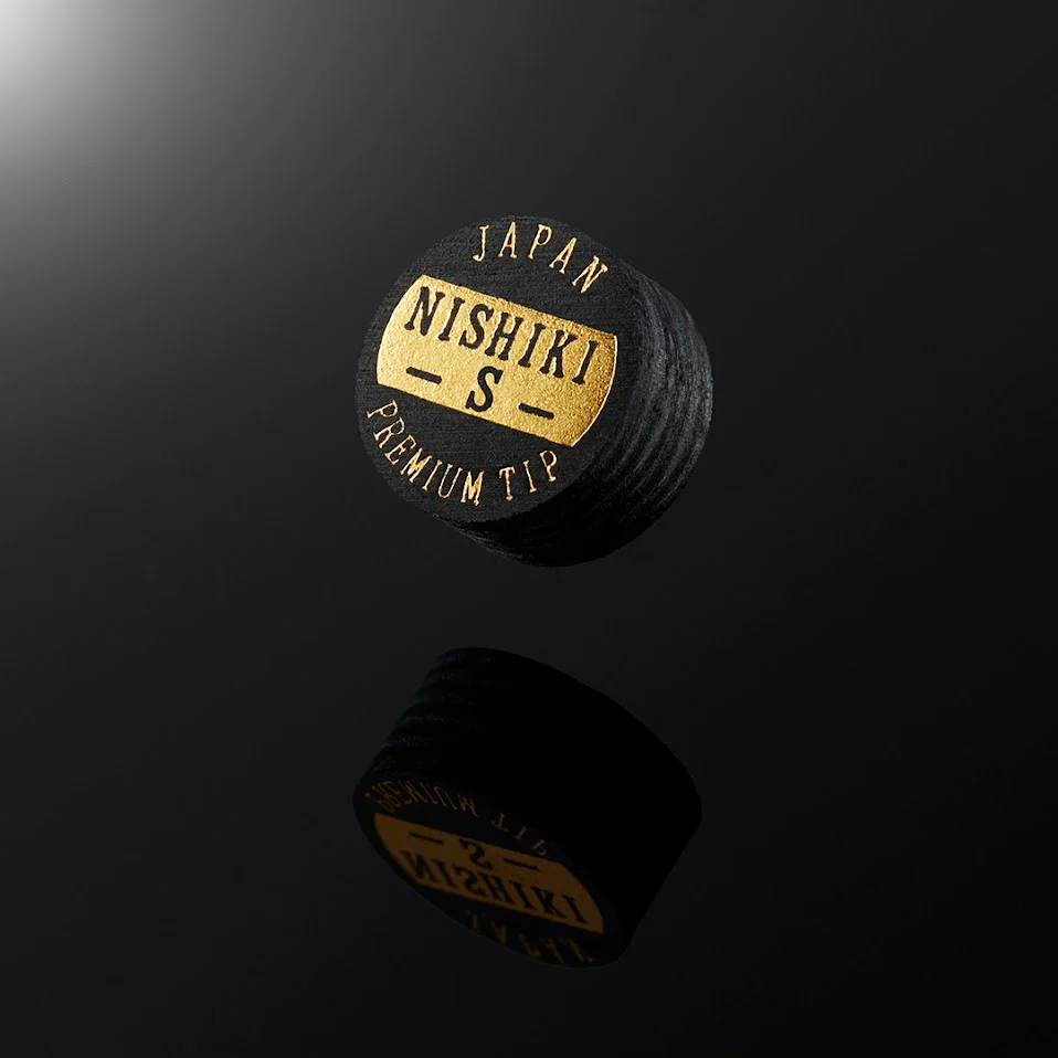NISHIKI PREMIUM POOL CUE TIP - BLACK - Image 4