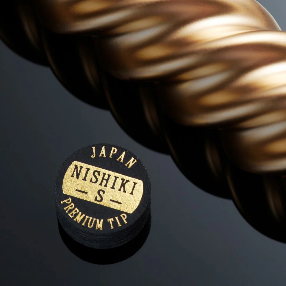 NISHIKI PREMIUM POOL CUE TIP - BLACK - Image 6