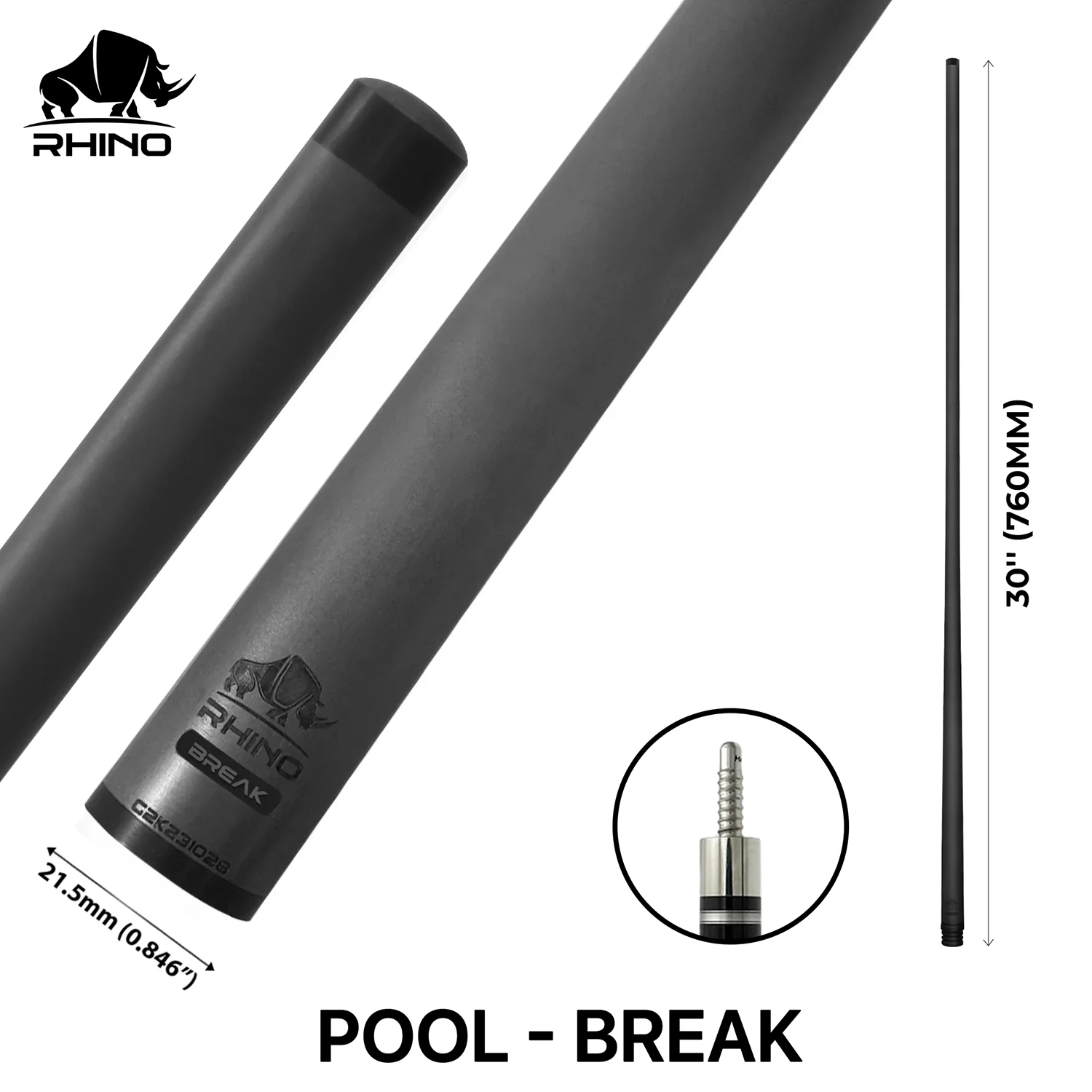 Rhino - 30" / Carbon Fiber Break Shaft - Image 2