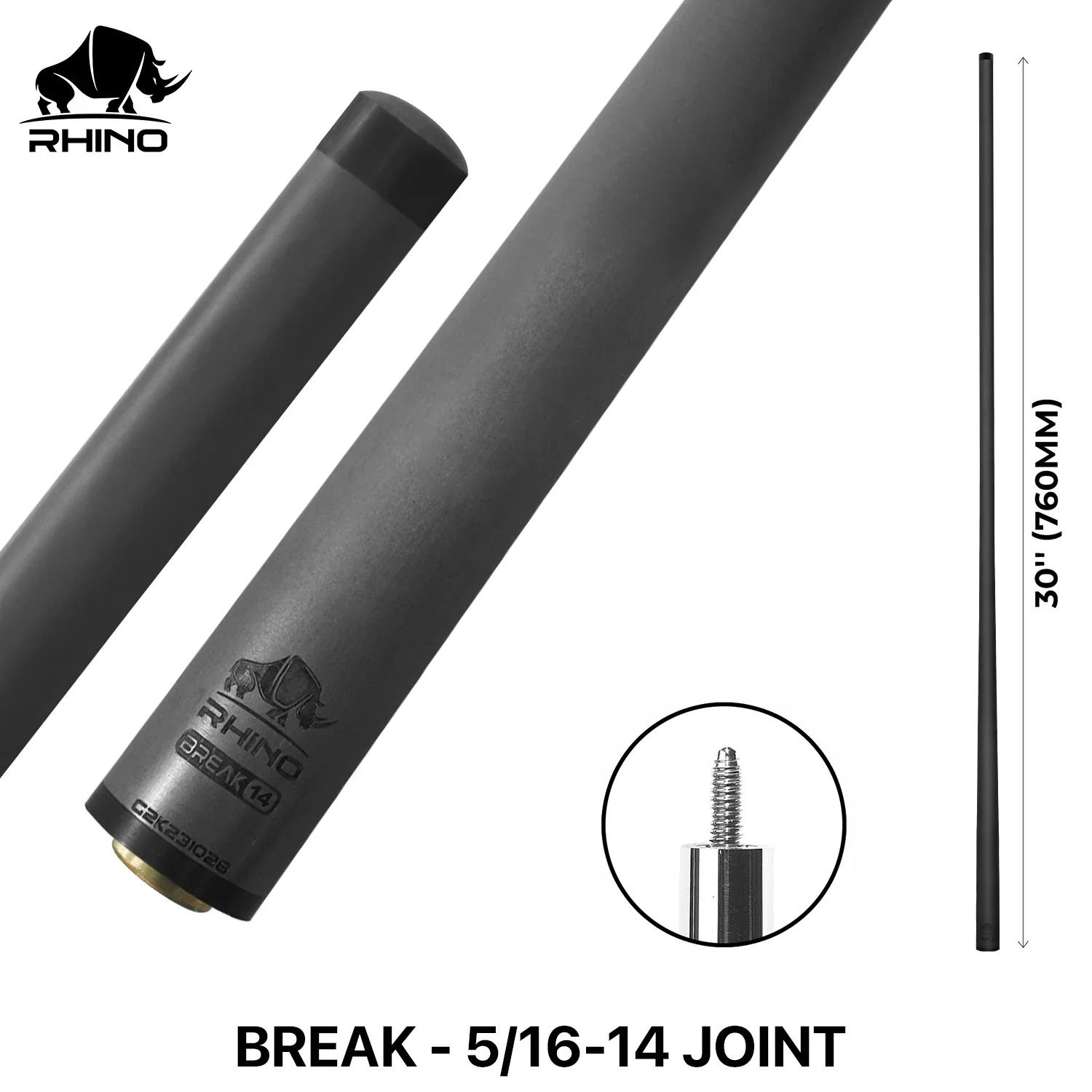 Rhino - 30" / Carbon Fiber Break Shaft - Image 6
