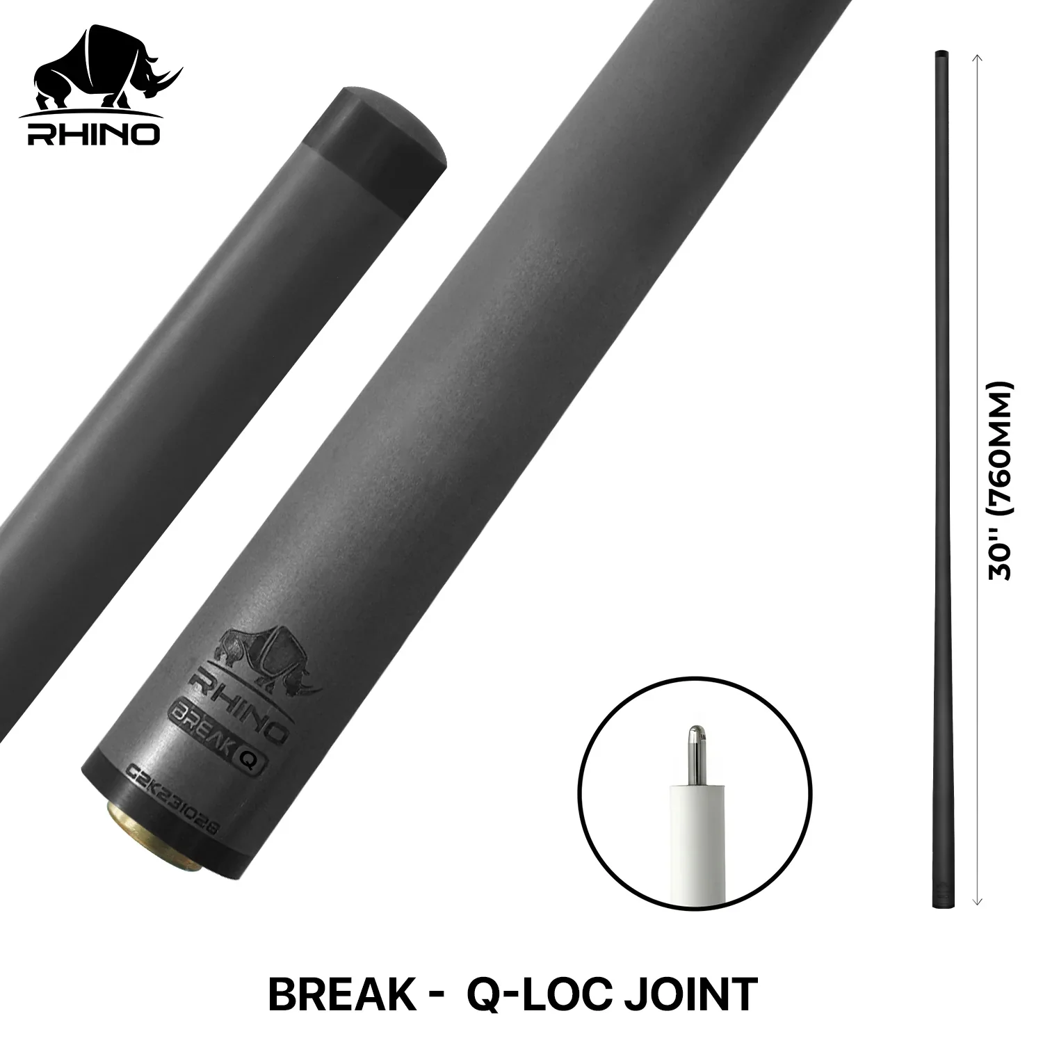 Rhino - 30" / Carbon Fiber Break Shaft - Image 8