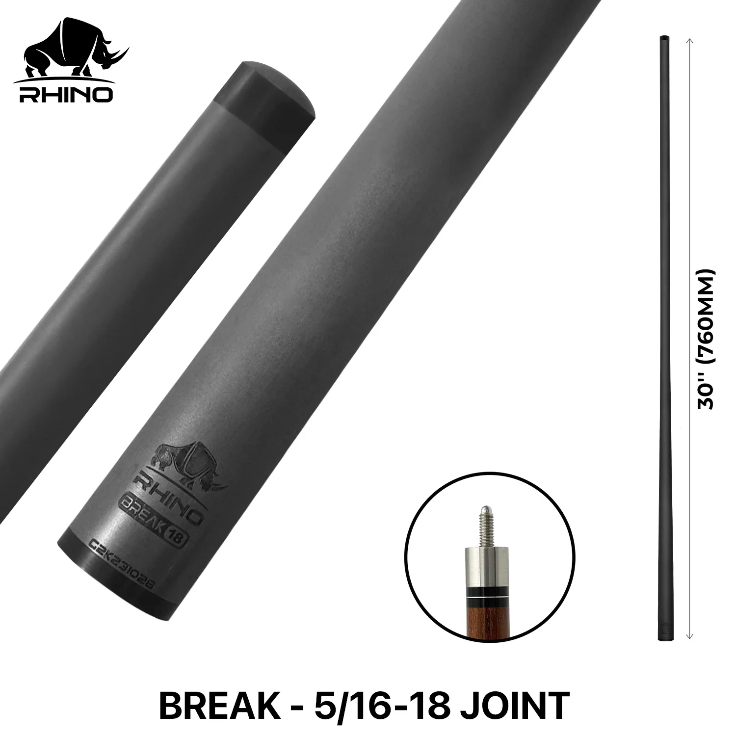 Rhino - 30" / Carbon Fiber Break Shaft - Image 9