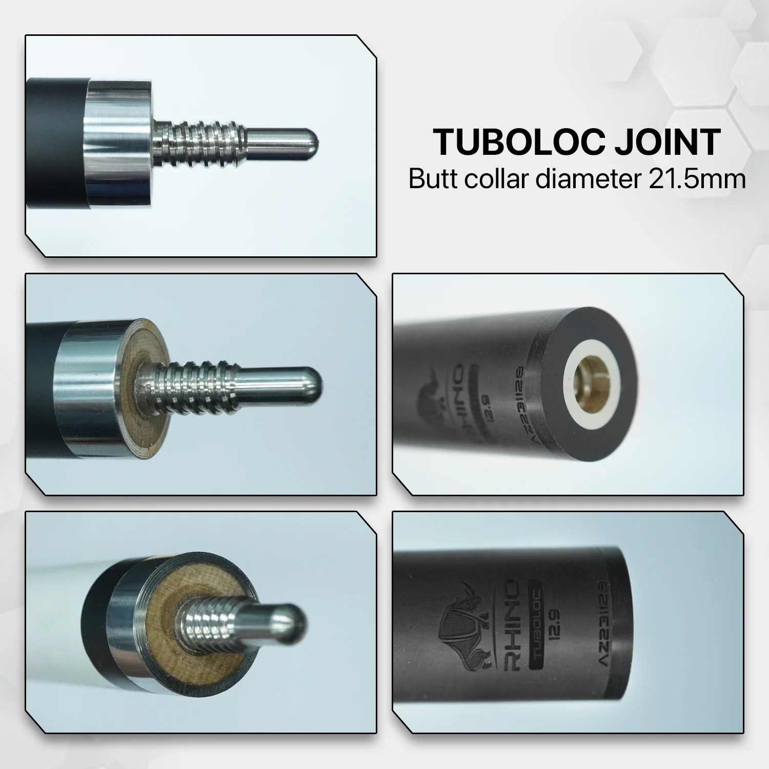 Rhino - 30" / Tuboloc Carbon Pool Cue Single Shaft - Image 5