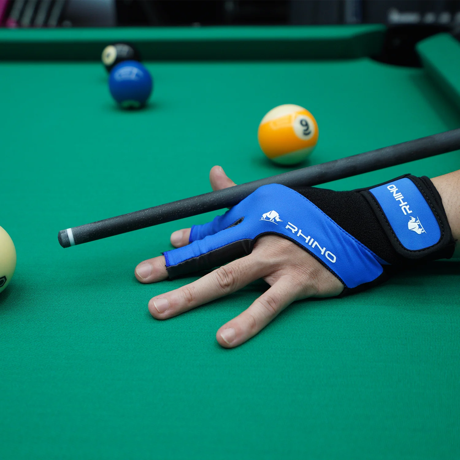 RHINO Billiards Glove Left Hand - Blue - Image 6