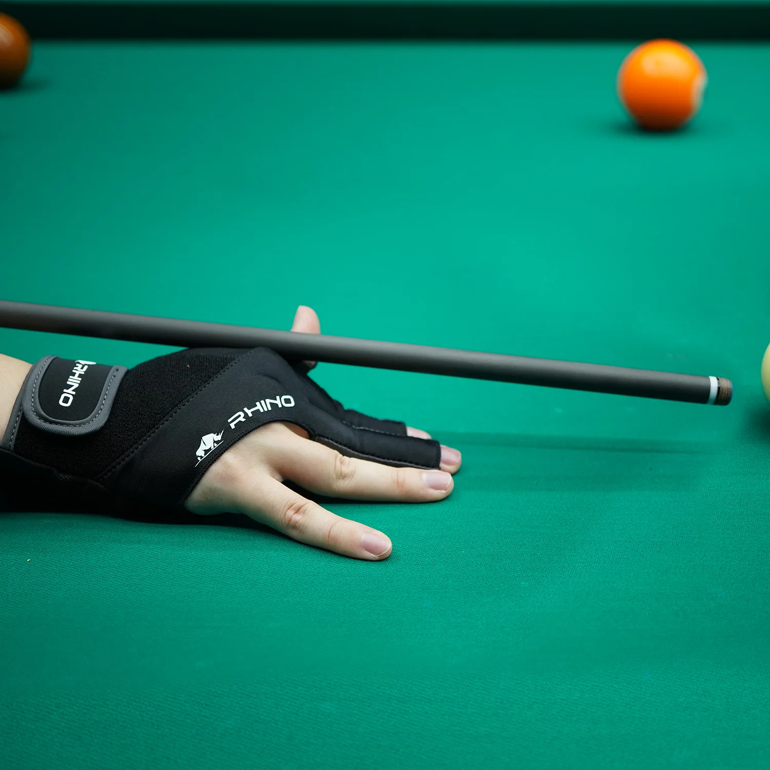 RHINO Billiards Glove Right Hand - Black - Image 6