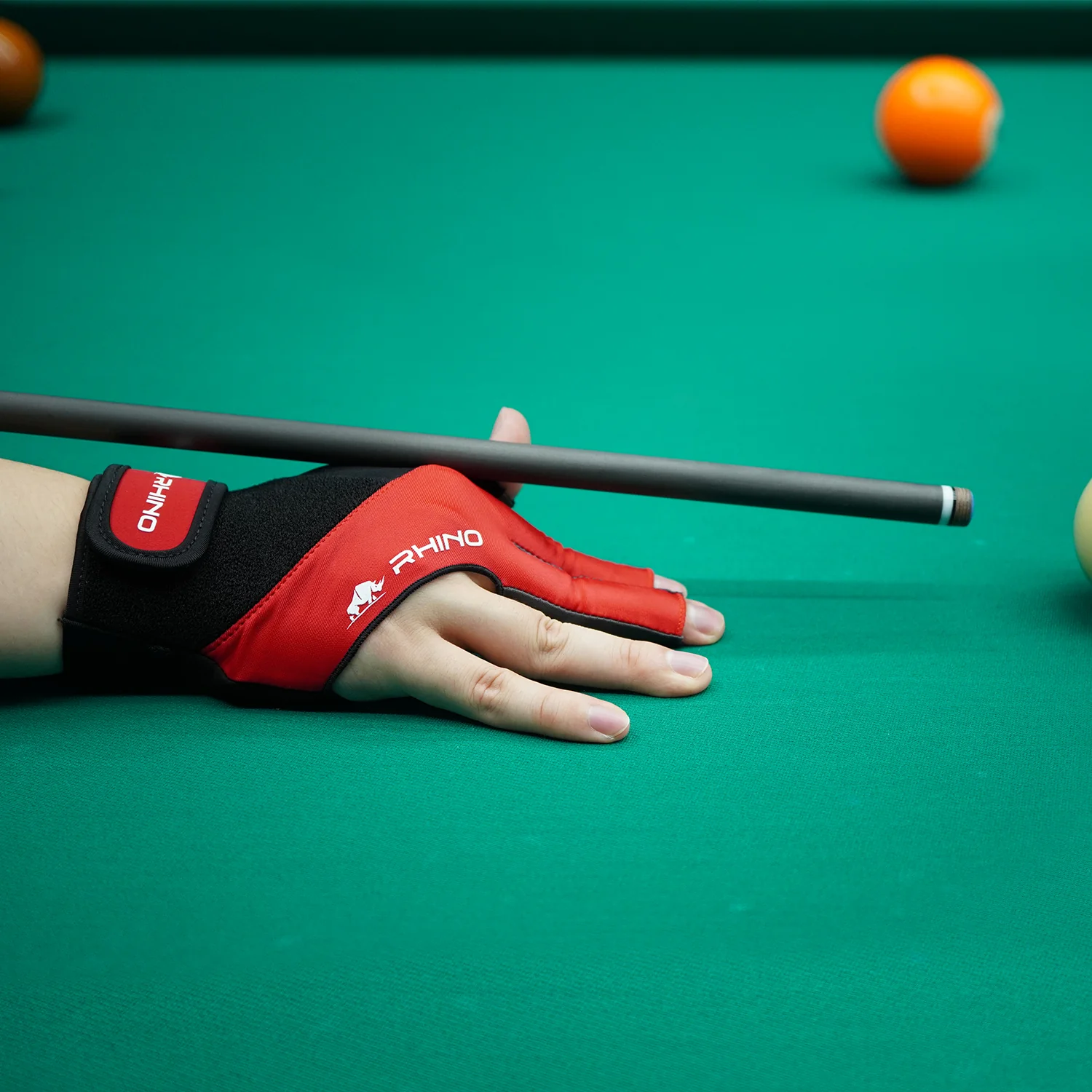 RHINO Billiards Glove Right Hand - Red - Image 6
