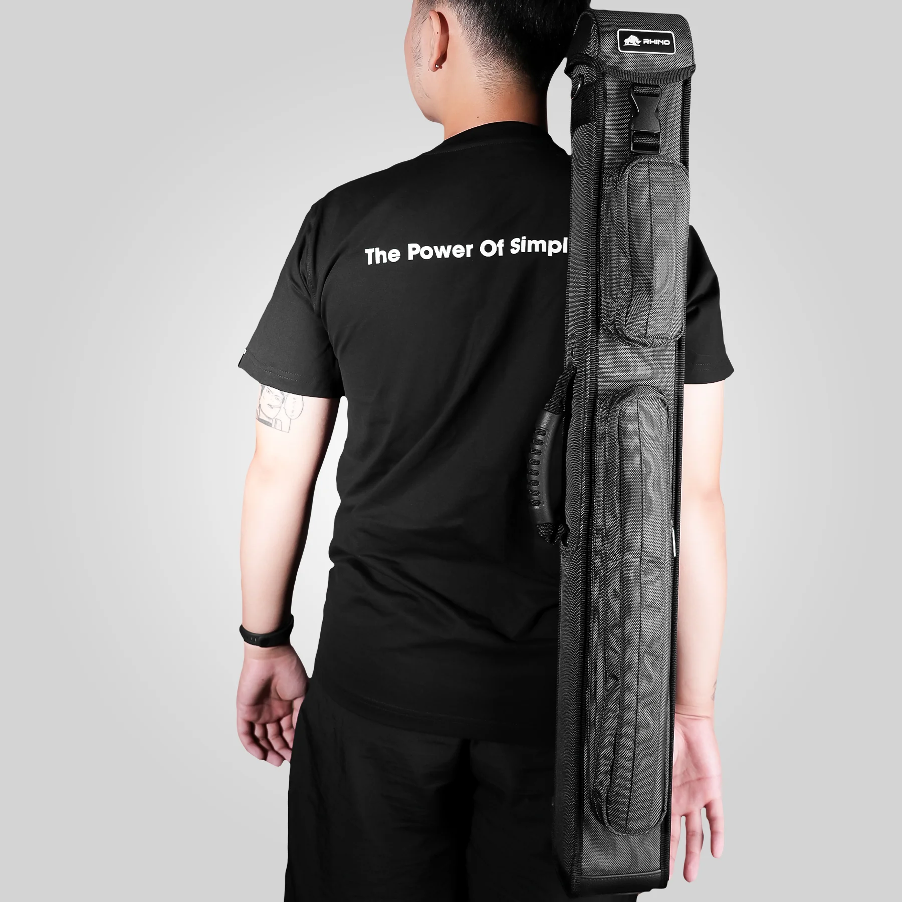 RHINO HARD CUE CASE 2X3 - GRAY - Image 5