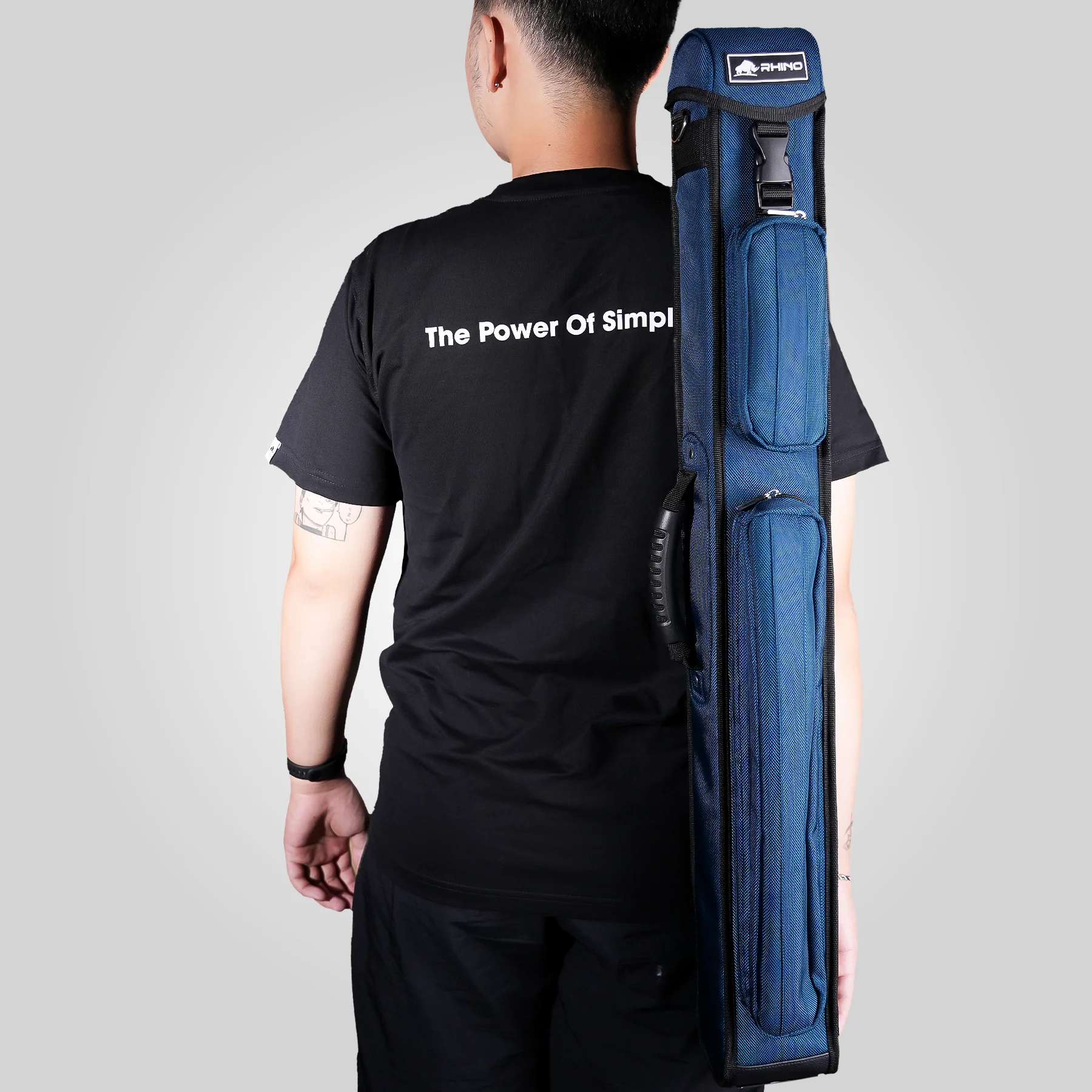 RHINO HARD CUE CASE 2X3 - NAVY - Image 5