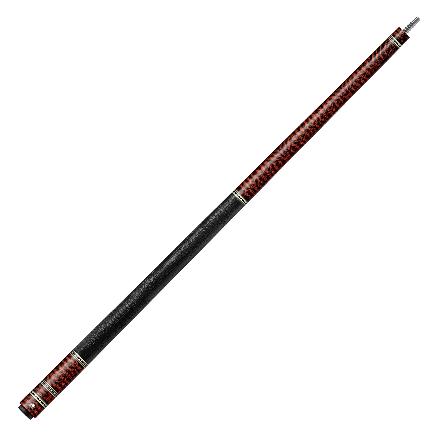 Rhino RETRÔ Cue Butt - Snake - Crocodile Embossed Microfiber Leather Wrap - Image 2