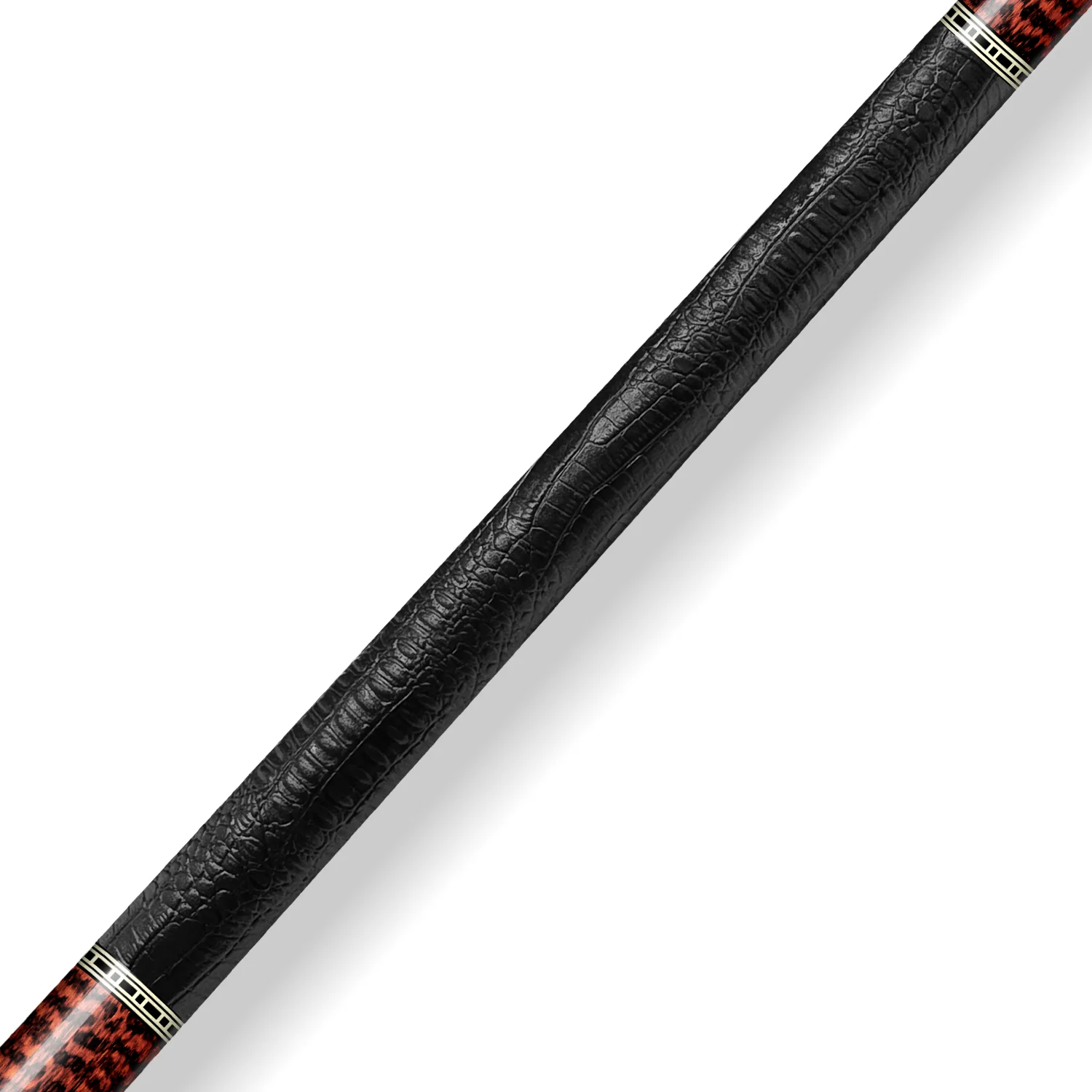 Rhino RETRÔ Cue Butt - Snake - Crocodile Embossed Microfiber Leather Wrap - Image 3
