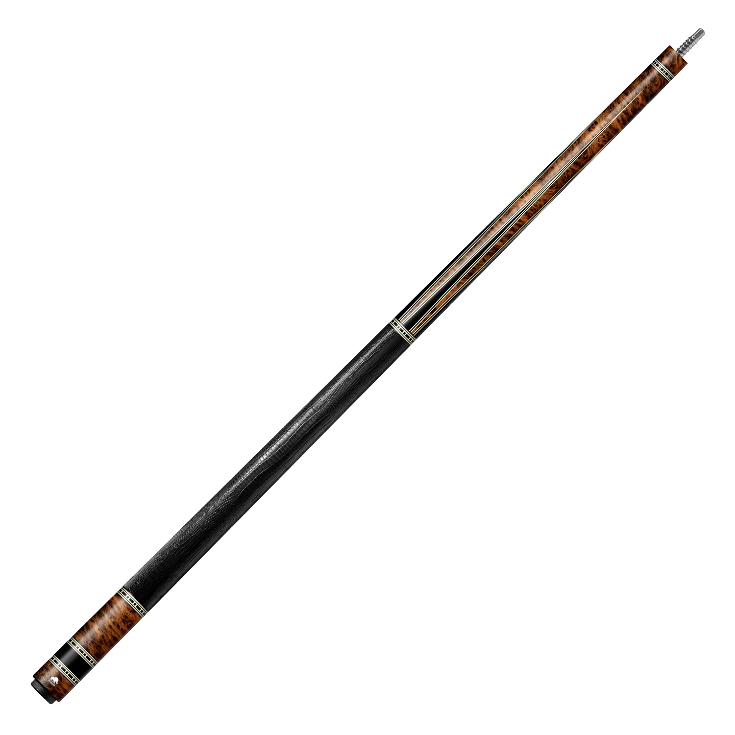 Rhino RETRÔ Cue Butt - Thuya - Lizard Embossed Microfiber Leather Wrap & Point - Image 2
