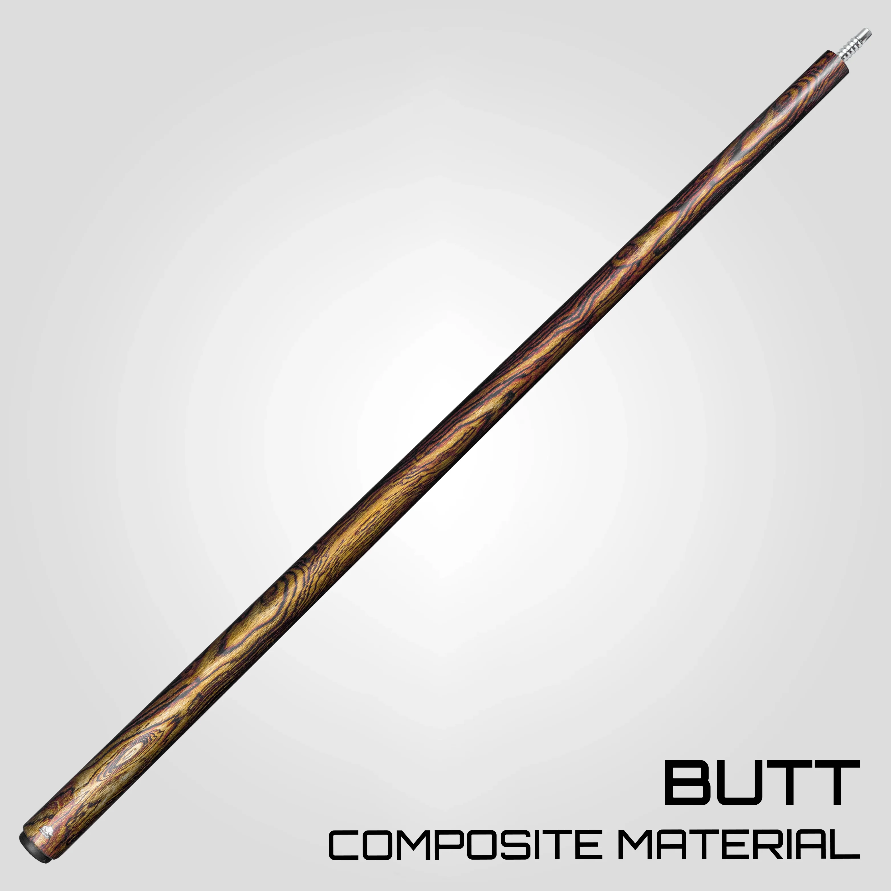 Rhino RETRÔ Pool Cue - Bocote - Wrapless - Image 3