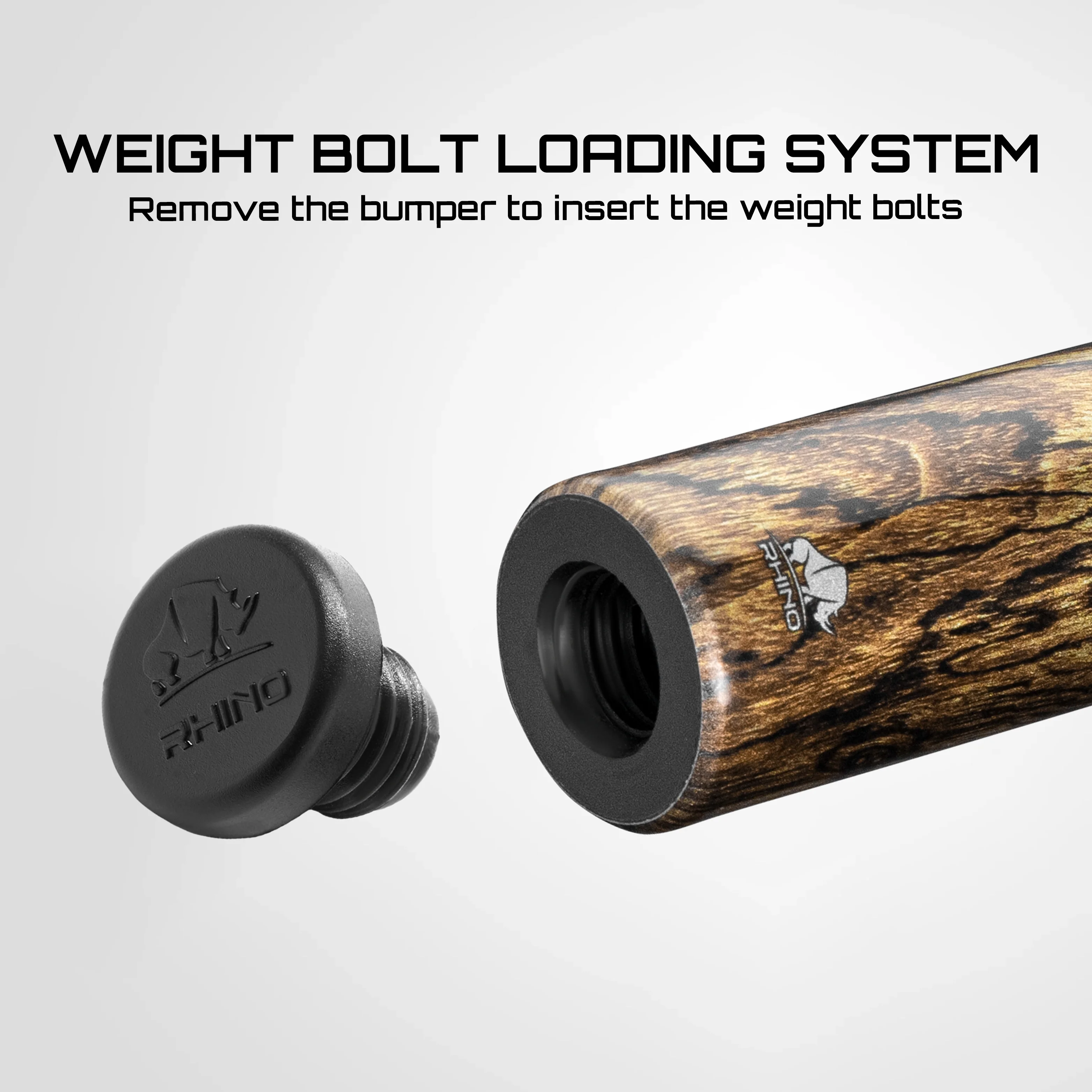 Rhino RETRÔ Pool Cue - Bocote - Wrapless - Image 9