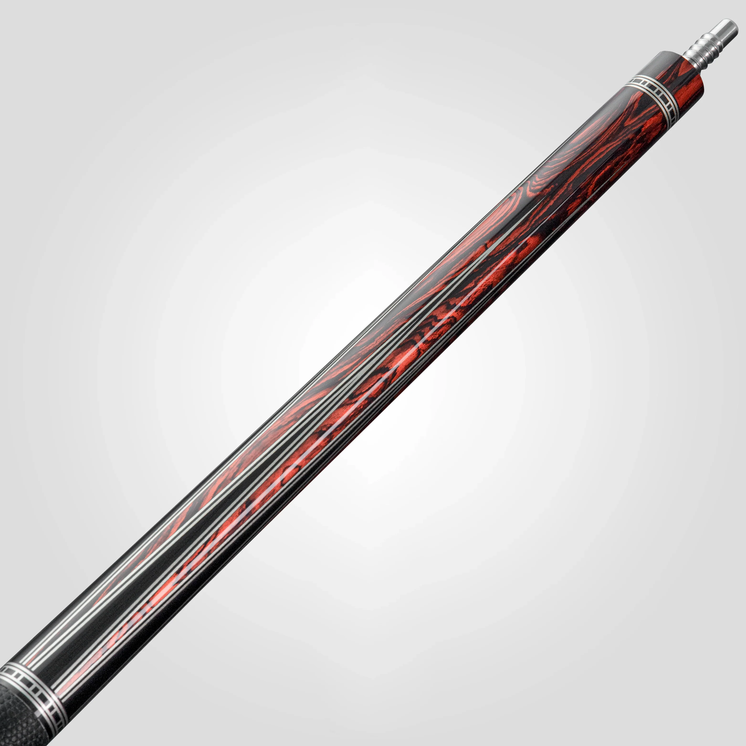 Rhino RETRÔ Pool Cue - Cocobolo - Lizard Embossed Microfiber Leather Wrap & Point - Image 4