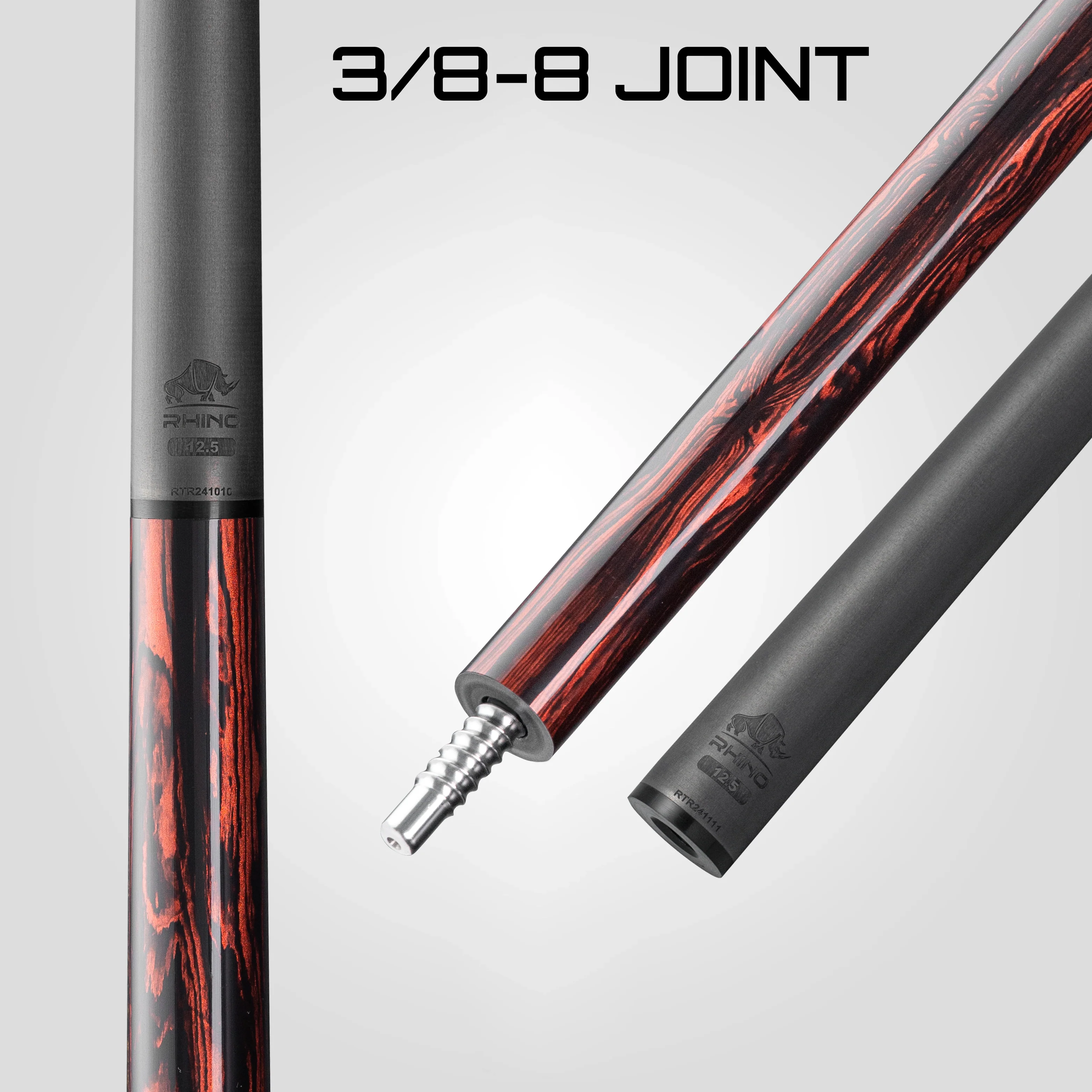 Rhino RETRÔ Pool Cue - Cocobolo - Wrapless - Image 7