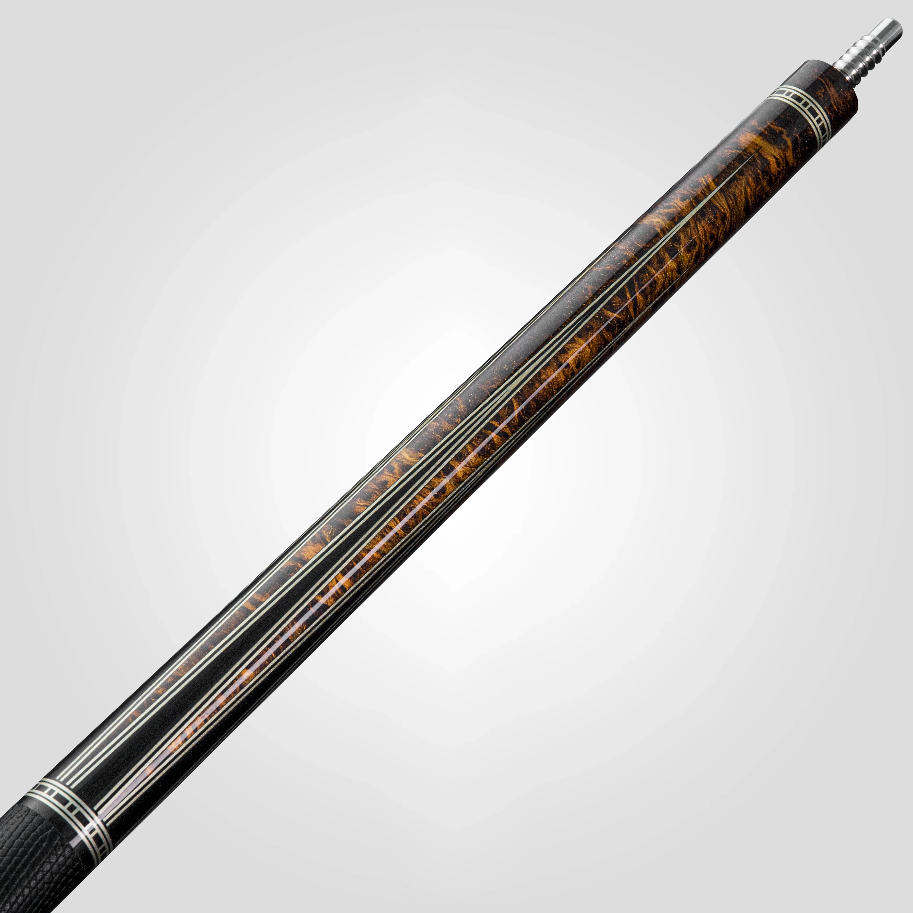 Rhino RETRÔ Pool Cue - Thuya - Lizard Embossed Microfiber Leather Wrap & Point - Image 4